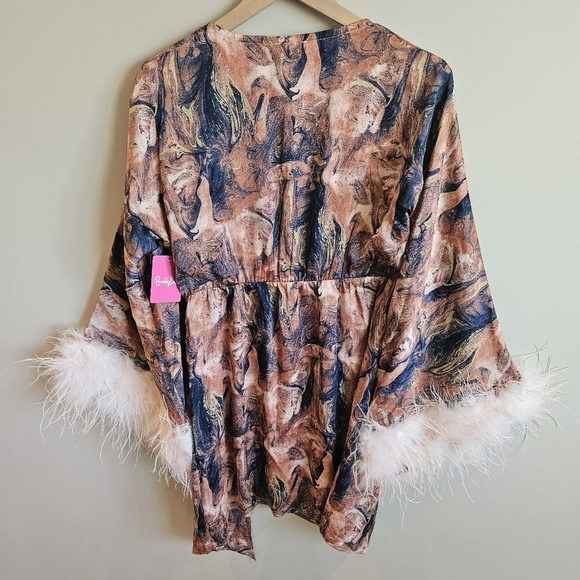 Buddylove Anisa Feather Cuff Mini Dress NWT - Picture 9 of 12